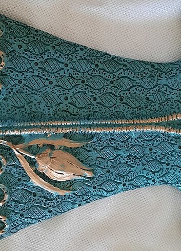 Beden yeşil Renk Dekoratif kaftan