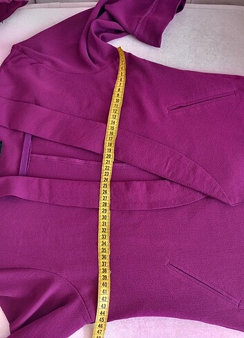 Krep kumaş kadin ceket - Görsel 6