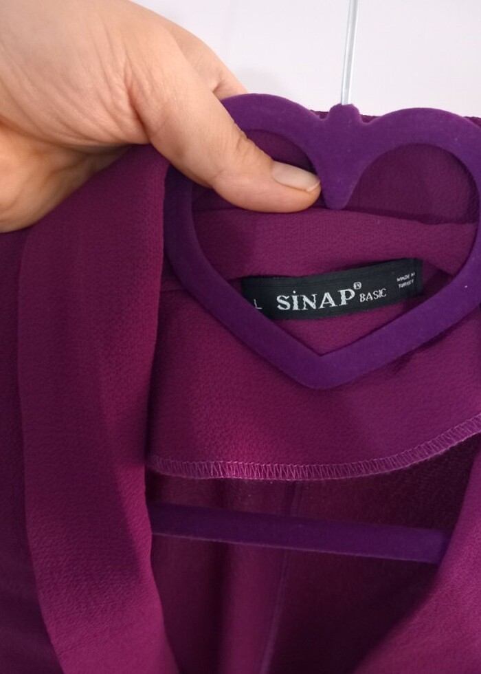 Krep kumaş kadin ceket - Görsel 4