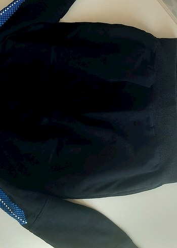 Siyah Erkek Çocuk Kapüşonlu Fermuarlı hirka - Görsel 5