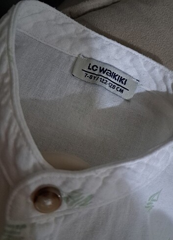 LC Waikiki Lcw 7-8 yaş beyaz 0 pamuk gömlek