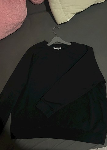 H&M Siyah Sweatshirt