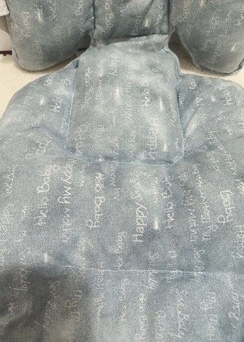 Gri Desenli Çocuk Puset minderi - Görsel 2