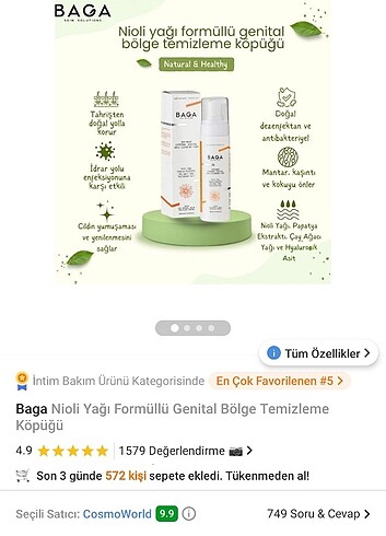 Baga beyazlatıcı krem - Görsel 5