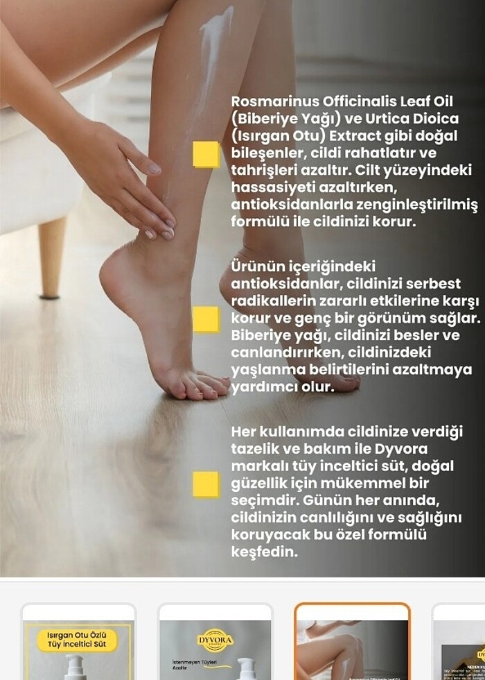 Tüy inceltici süt  - Görsel 3