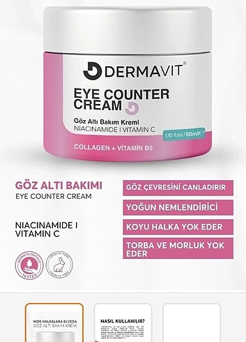 Dermavit göz altı bakım kremi - Görsel 5