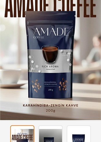 Amade Karahindiba İçeren Detox Kahve 200 Gr - Görsel 2