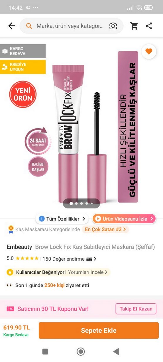 Embeauty  Kaş Maskarası - Görsel 4