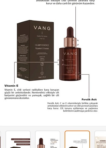 VANG C Vitamini & Ferulik Asit Serum 30 ml - Görsel 4