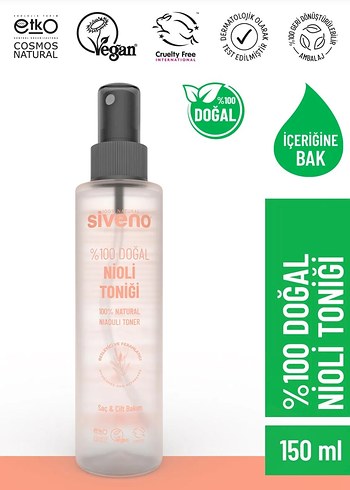 %100 Doğal Nioli Tonik - ETKO Cosmos Sertifikalı - Görsel 2