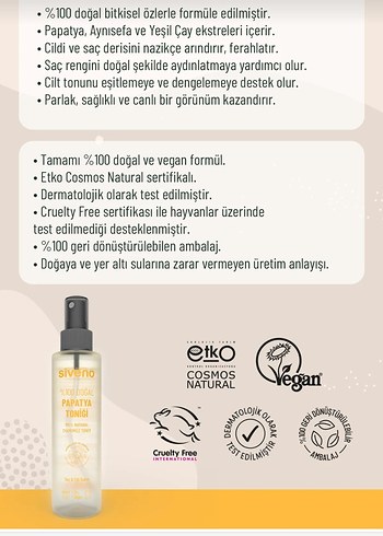 %100 Doğal Nioli Tonik - ETKO Cosmos Sertifikalı - Görsel 6