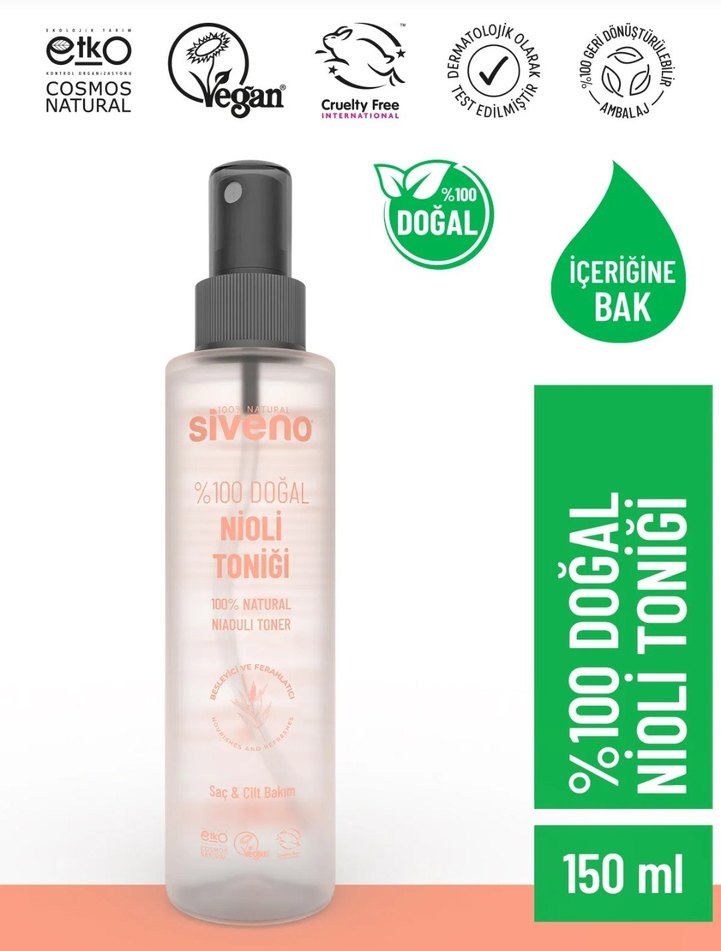 %100 Doğal Nioli Tonik - ETKO Cosmos Sertifikalı - Görsel 2