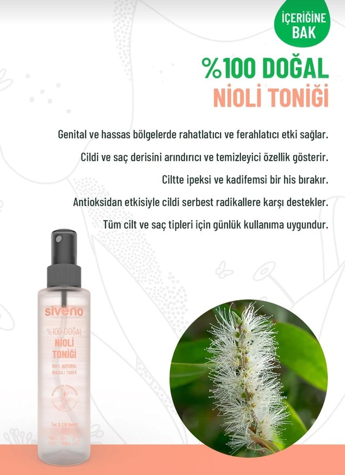%100 Doğal Nioli Tonik - ETKO Cosmos Sertifikalı - Görsel 3