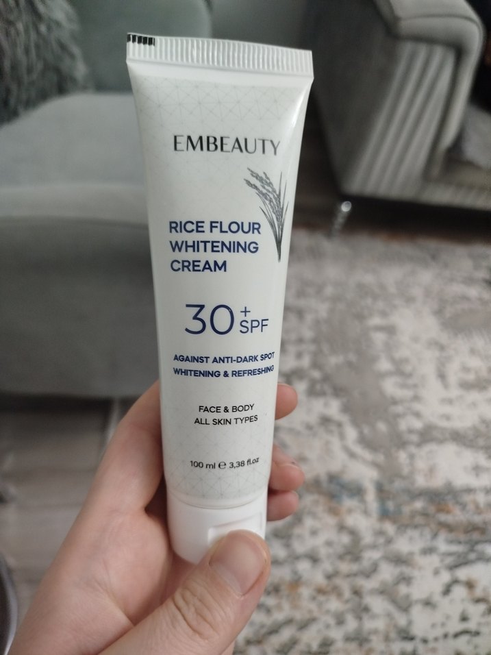 Embeauty Pirinç Unlu Beyazlatıcı Vücut Kremi SPF30 - Görsel 5