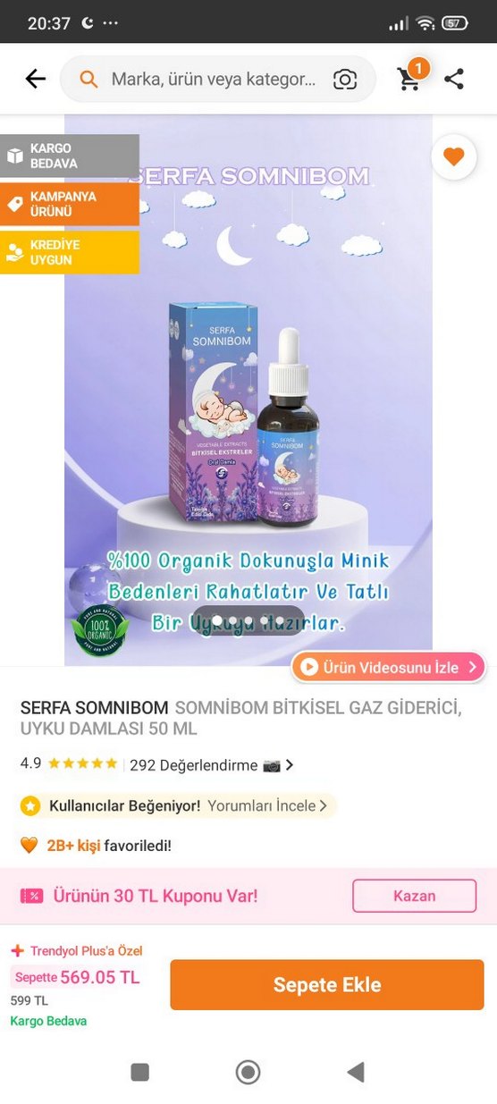 SOMNIBOM Bitkisel Oral Damla - Görsel 2