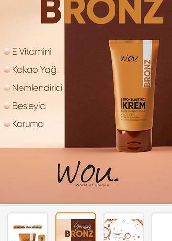 Günessiz Bronzlaştırıcı Krem - Görsel 2