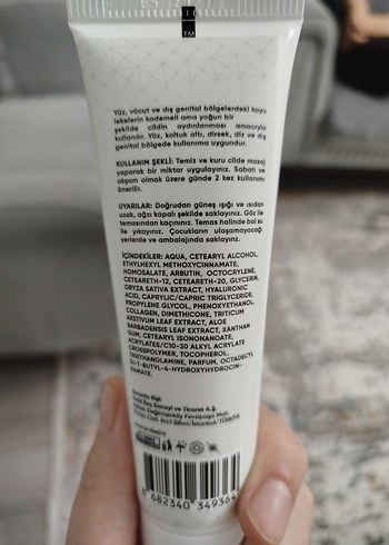 Embeauty Pirinç Unlu Beyazlatıcı Vücut Kremi SPF30 - Görsel 7