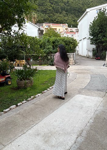 l Beden Bohem Midi Etek, Dantel Detaylı