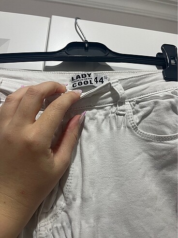 xxl Beden beyaz Renk Kot pantolon