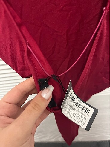 l Beden bordo Renk Askılı çıtçıtlı badi