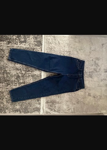 l Beden Lacivert Kadın Denim Midi Boy Pantolon
