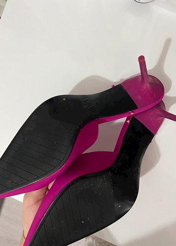 Zara Pembe Stiletto Topuklu Kadın Ayakkabı
