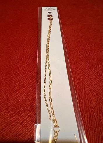 swarovski 2li Altın kaplama bileklik