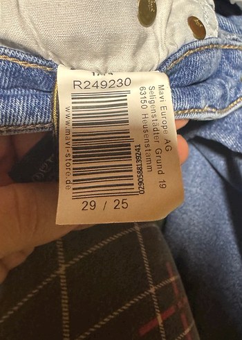 Mavi Bol Kesim Kadın Denim Pantolon - Görsel 2