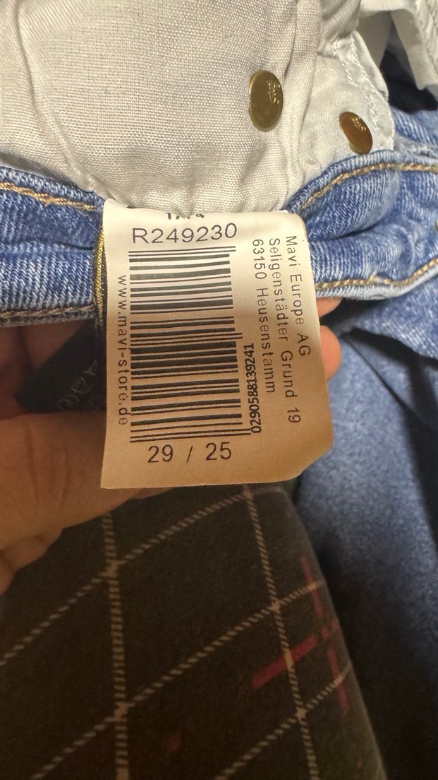 Mavi Bol Kesim Kadın Denim Pantolon - Görsel 2