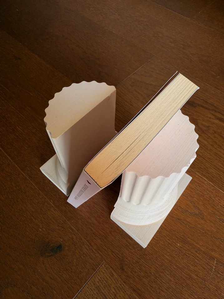 Beige Krem Renkli 2li Kitap Tutucu - Görsel 3