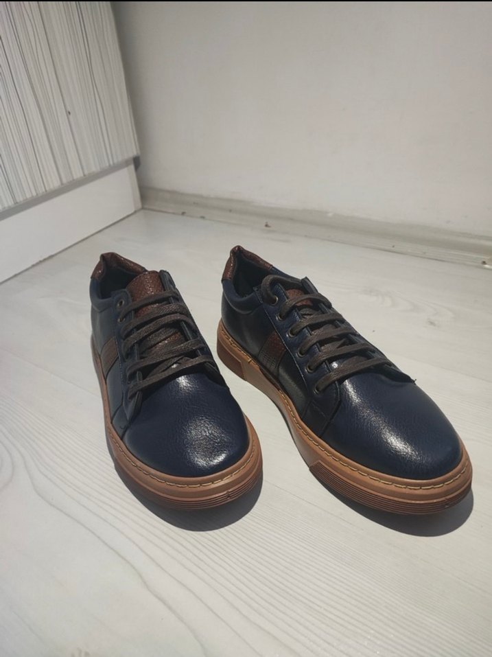 Kahverengi Bağcıklı Erkek Günlük Ayakkabı - Görsel 3