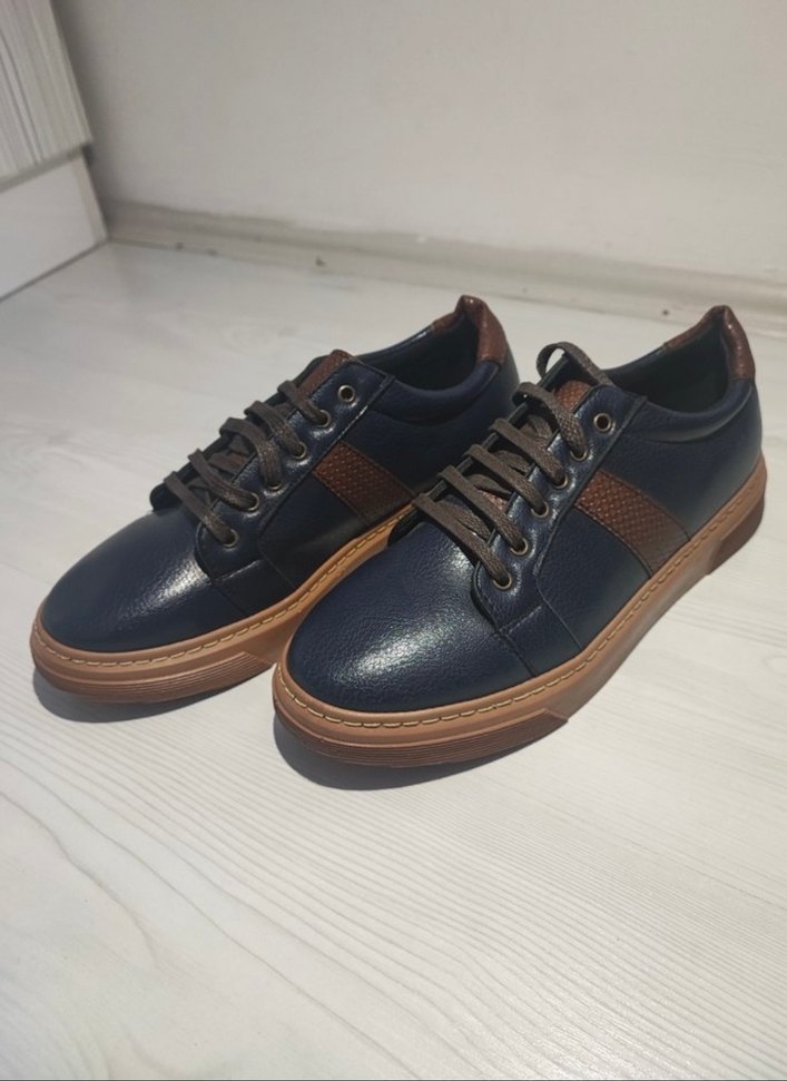 Kahverengi Bağcıklı Erkek Günlük Ayakkabı - Görsel 2