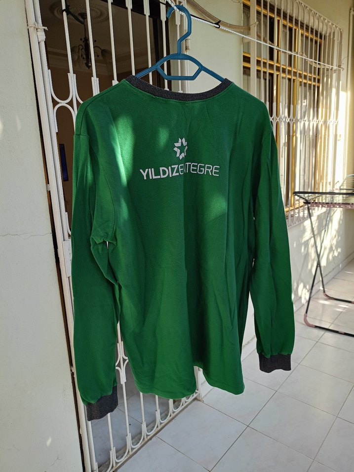 Erkek Yeşil Uzun Kollu Kazak - Görsel 2