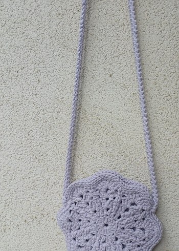 Lila Midye Modelli Kadın Çapraz Çanta - Görsel 6