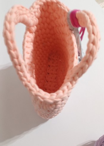 Penye İpten Örgü Çanta - Görsel 2