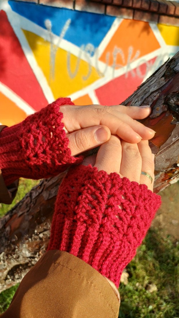 Kadın Parmaksız Eldiven - Görsel 3