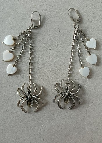 Örümcekli Zincir Küpeler - Görsel 3