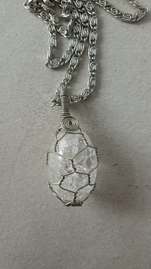 Gerçek Necef Doğal Taşlı Bohem Kolye - Görsel 2