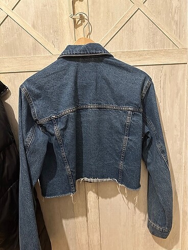 s Beden lacivert Renk crop kot ceket