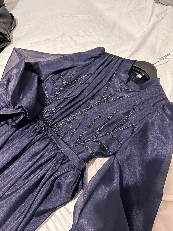 Lacivert Abiye Nişanlık - Görsel 3