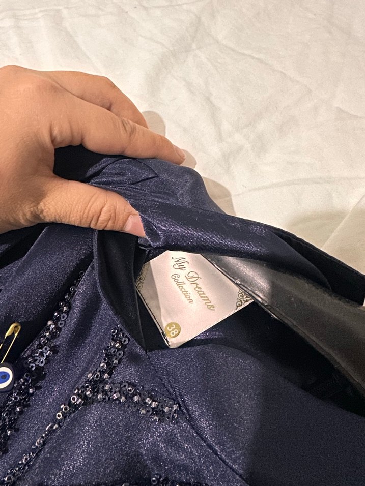 Lacivert Abiye Nişanlık - Görsel 4