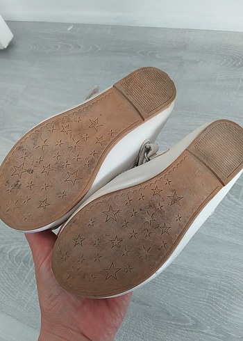 Kız Çocuk Beyaz Fiyonklu Babet - Görsel 3