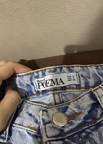 Kadın Gri Renkli Bol Kesim Midi Denim Pantolon - Görsel 3