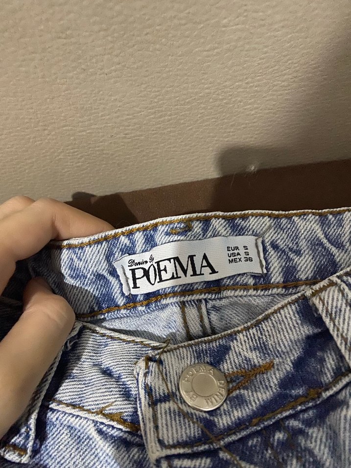 Kadın Gri Renkli Bol Kesim Midi Denim Pantolon - Görsel 3