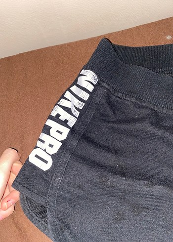 NikePro Siyah Mini Kadın Şort Velcro - Görsel 2