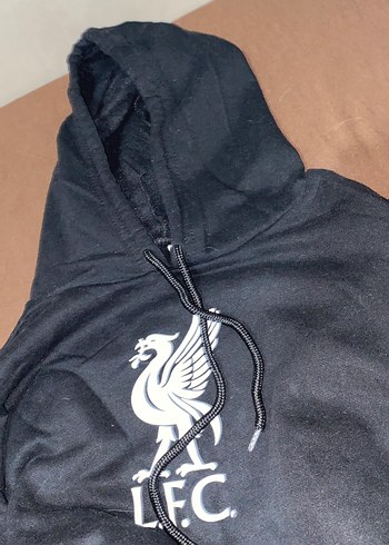 Siyah Liverpool Baskılı Fermuarlı Sweatshirt - Görsel 3