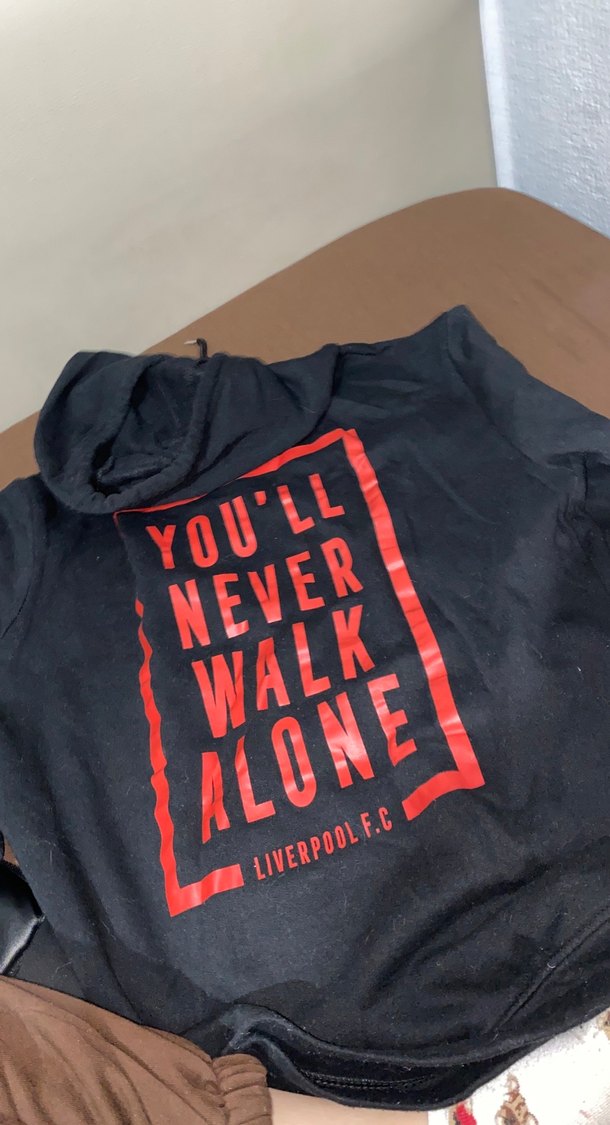 Siyah Liverpool Baskılı Fermuarlı Sweatshirt - Görsel 2