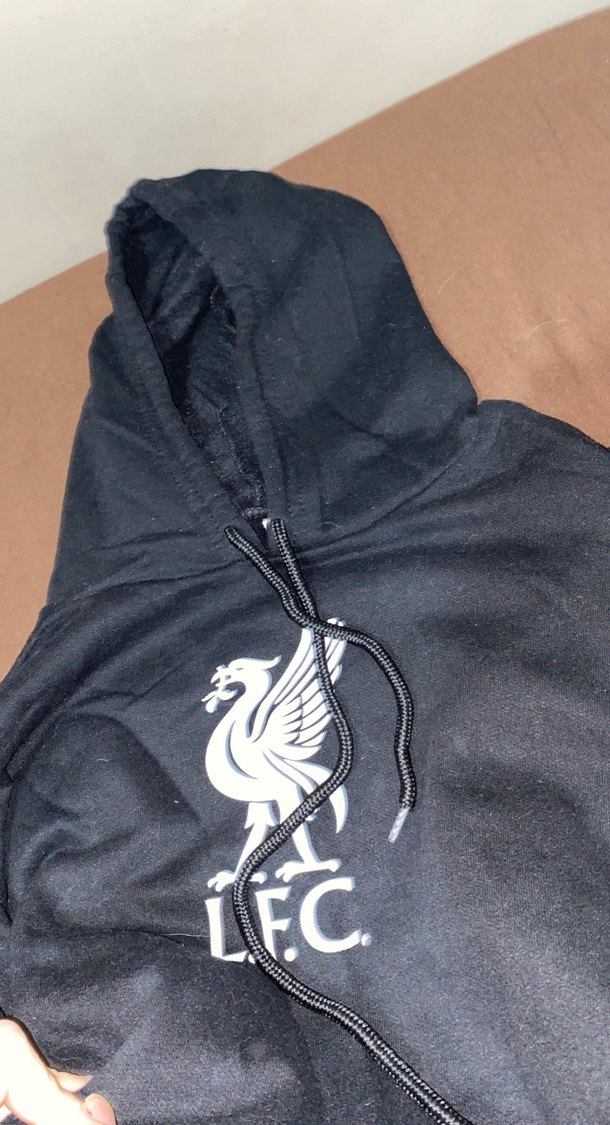 Siyah Liverpool Baskılı Fermuarlı Sweatshirt - Görsel 3