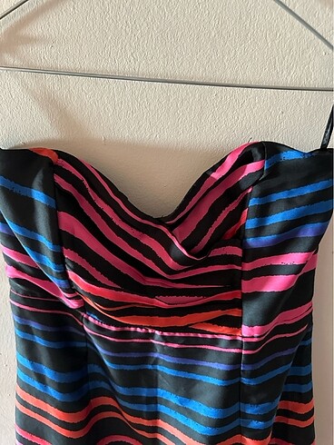 40 Beden H&M straplez elbise
