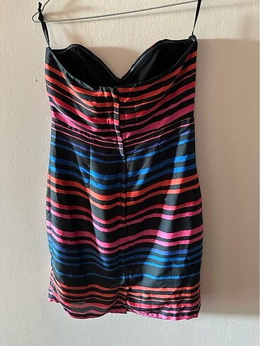 40 Beden çeşitli Renk H&M straplez elbise